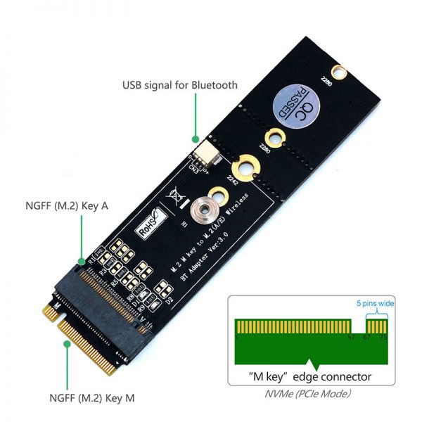 NGFF(M.2)Key A Adapter