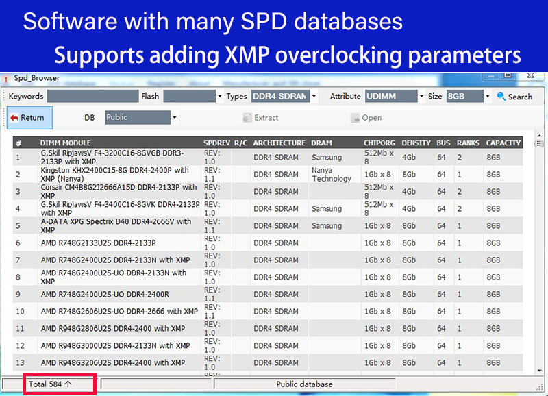 DDR4 SPD tools